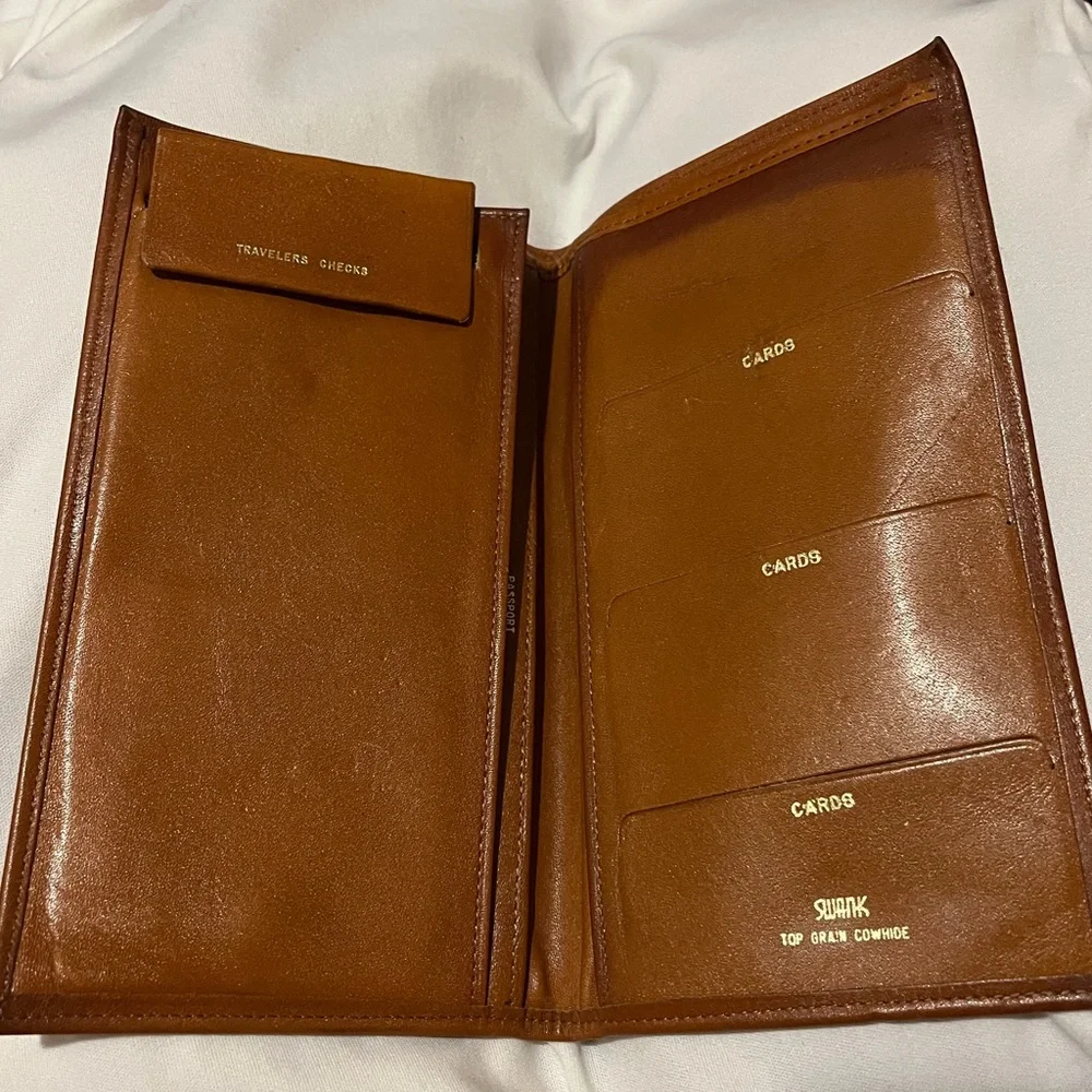 Swank Top Grain Cowhide Brown Leather Wallet